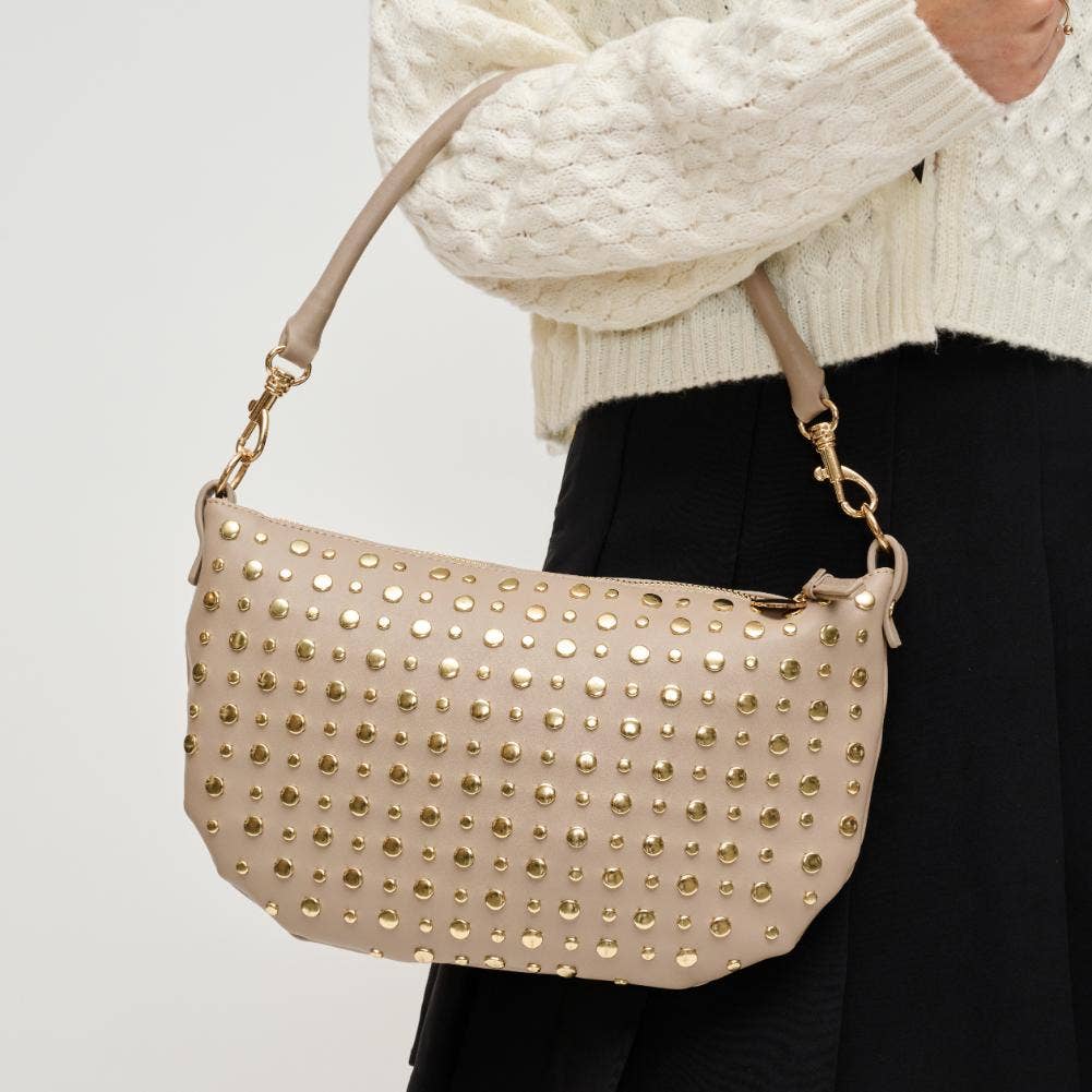 Jordan Studded Shoulder Bag - Crossbody