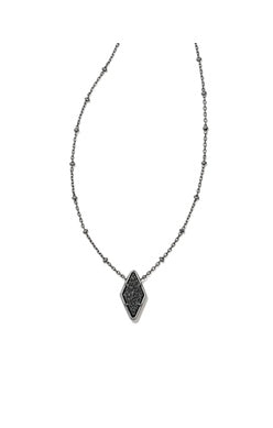 Kinsley Short Druzy Pendant Necklace