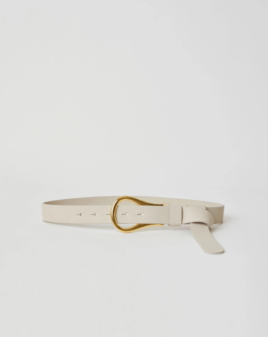 Ryder Wrap Belt - Bone Gold
