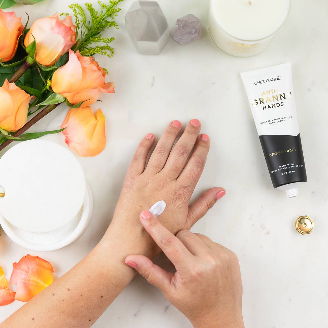 Anti-Granny Hands - Orange Vanilla - - Vegan Hand Crème - 3.4oz