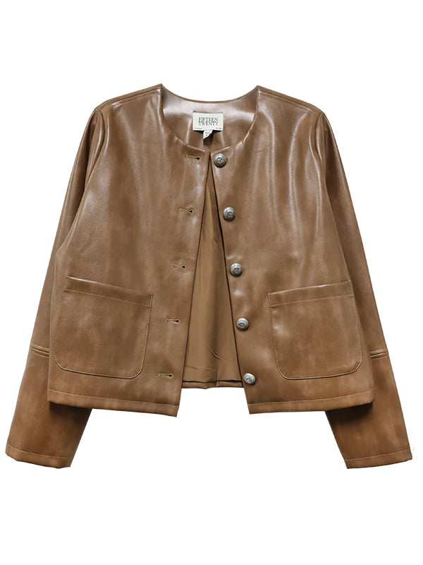 Kaylyn Faux Leather Jacket