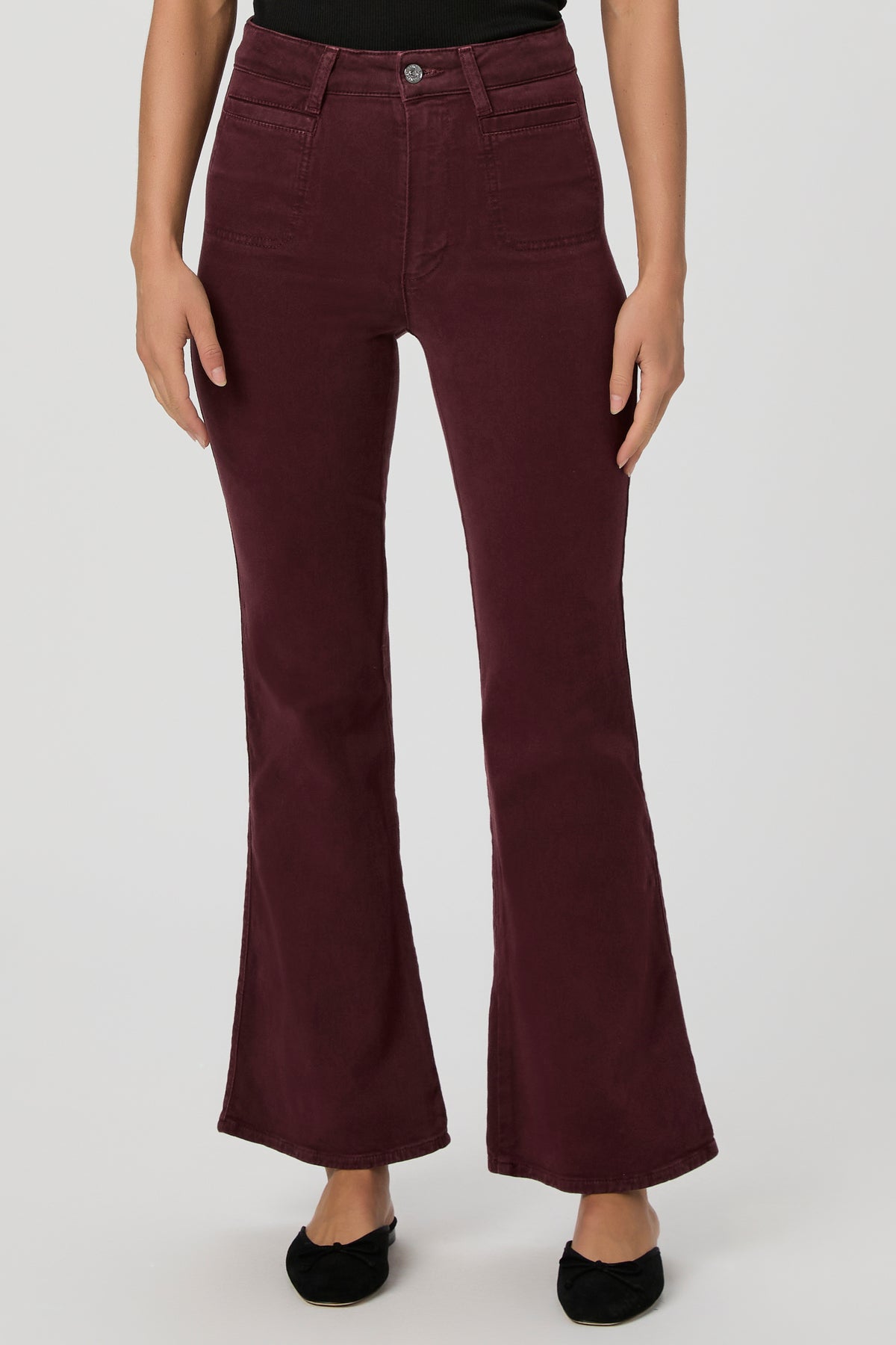 Marlow Skimmer W/ Welt Stitch Through Pockets + Clean Hem - Vintage Dark Oxblood