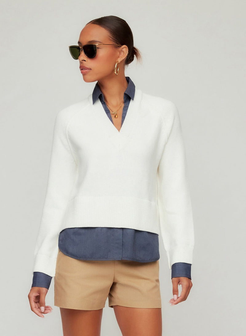 Carrie Mixed Media Sweater