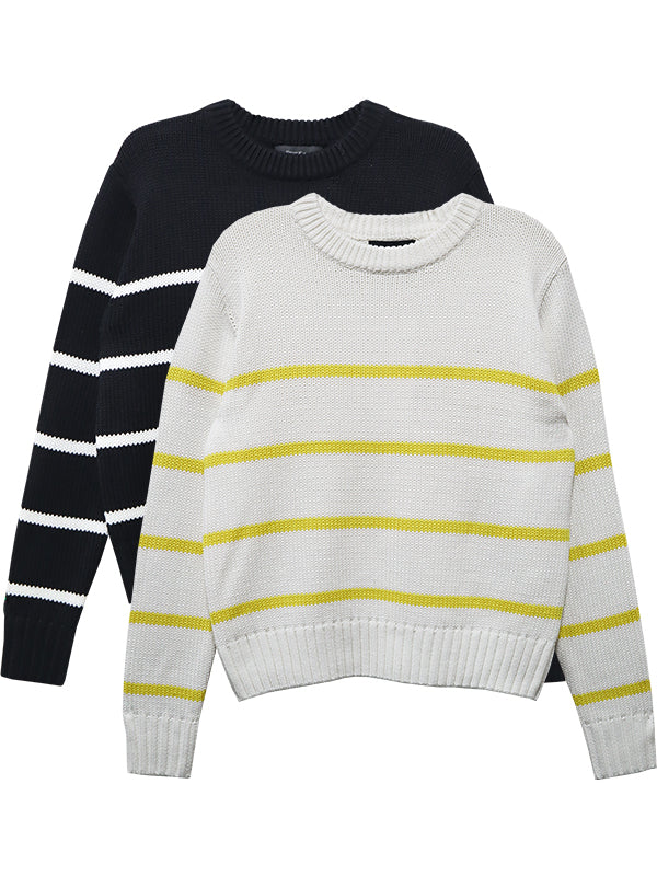 Stripe Crewneck Sweater