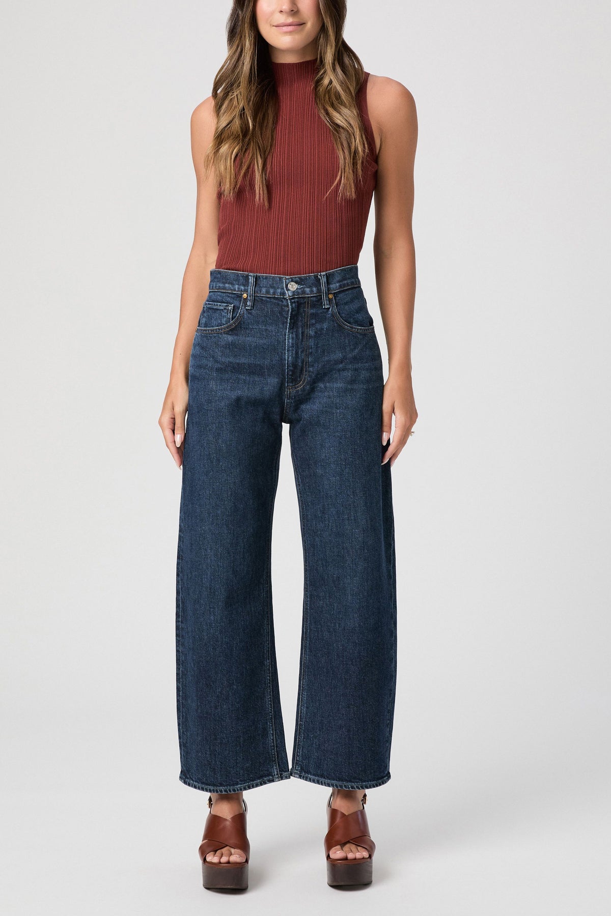 Arellia Skimmer W/ Seamed Beltloops - Visage