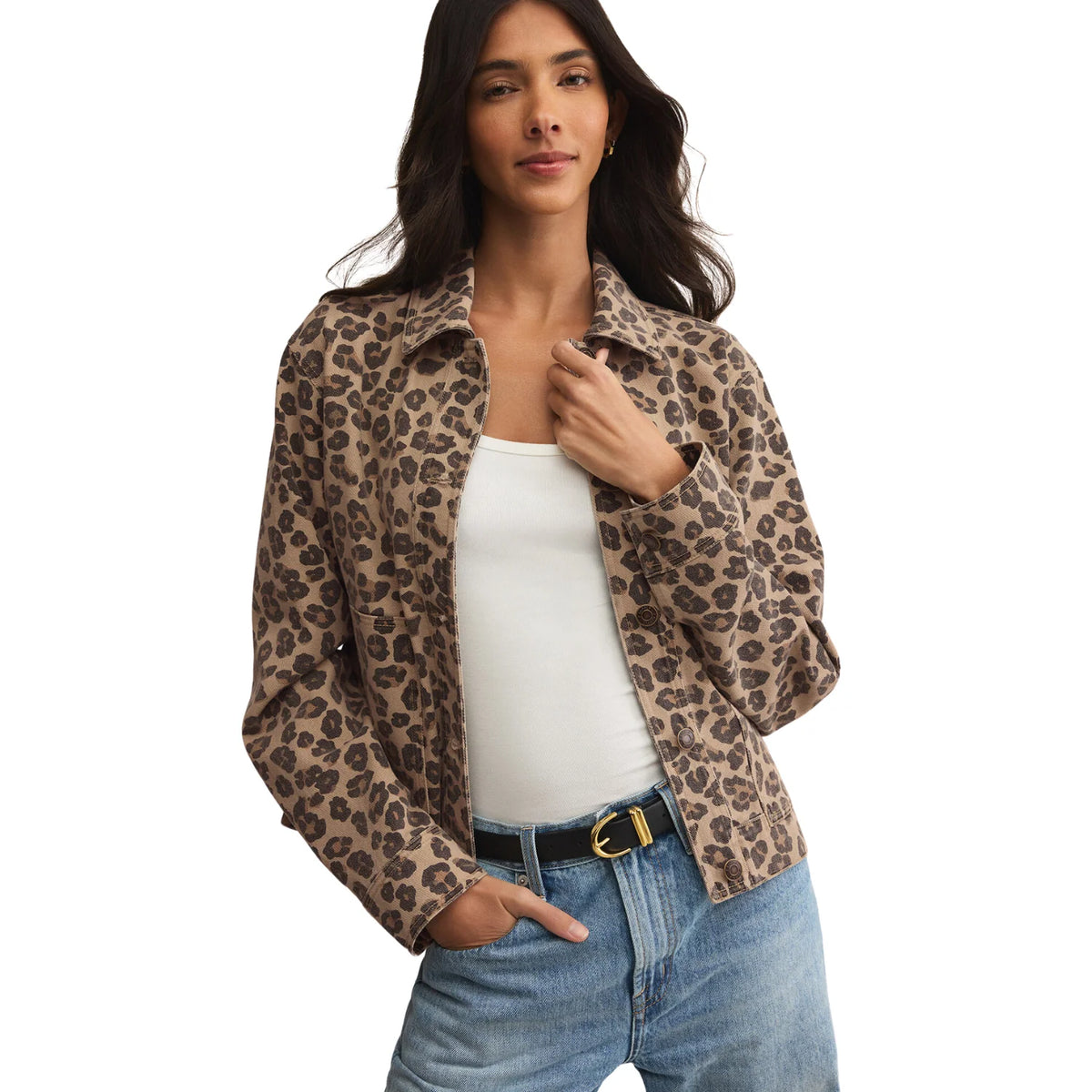 Bel Air Leopard Print Jacket