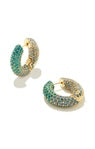 Mikki Pave Hoop Earrings