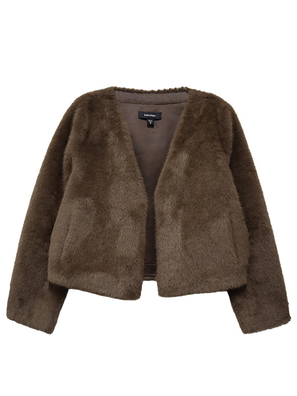 Reversible Faux Fur Jacket