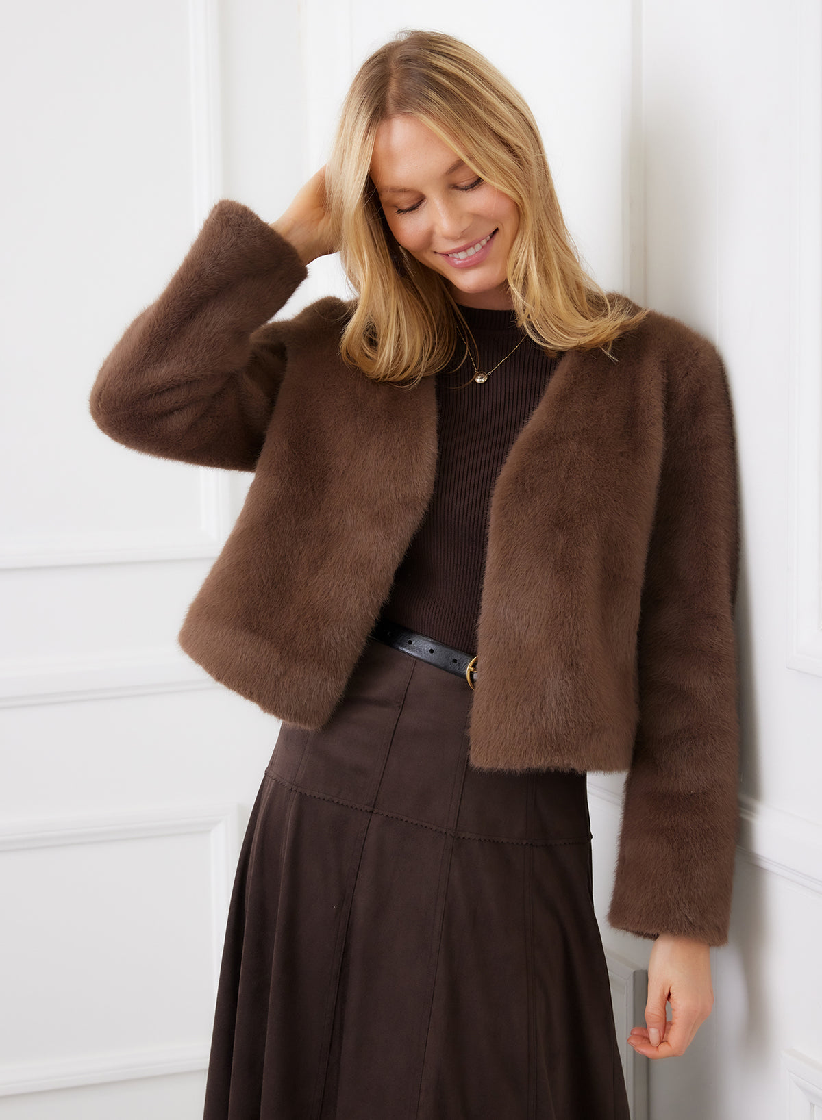 Reversible Faux Fur Jacket