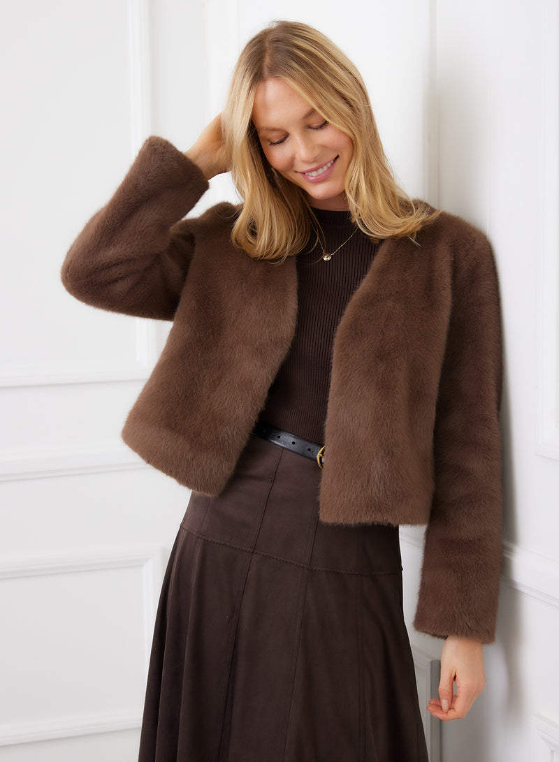 Reversible Faux Fur Jacket