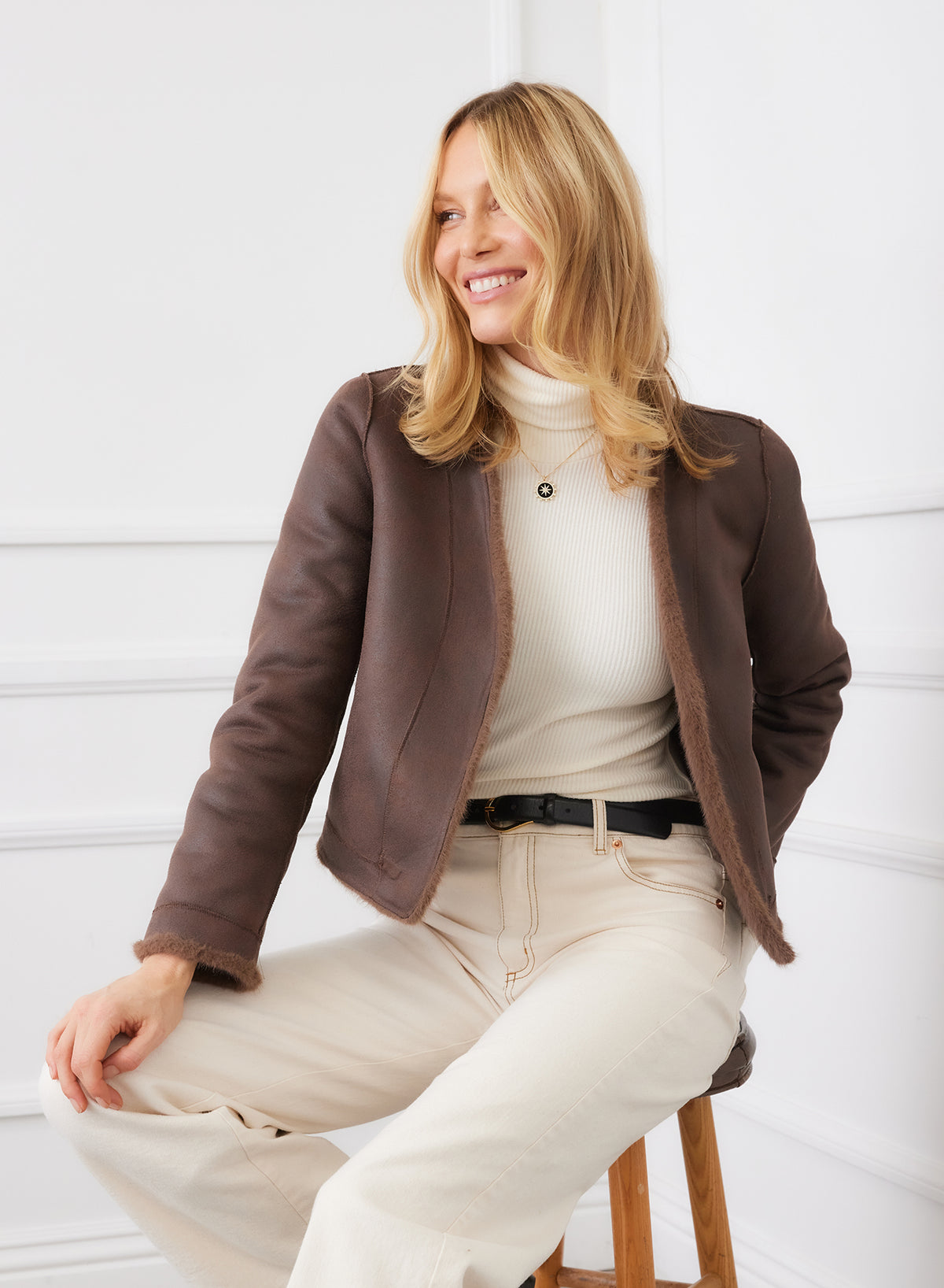 Reversible Faux Fur Jacket