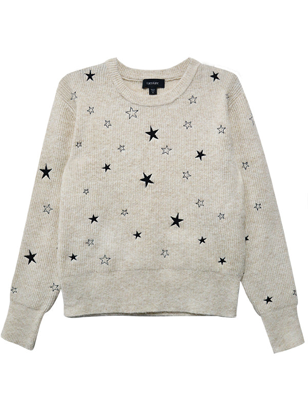 Embroidered Stars Sweater