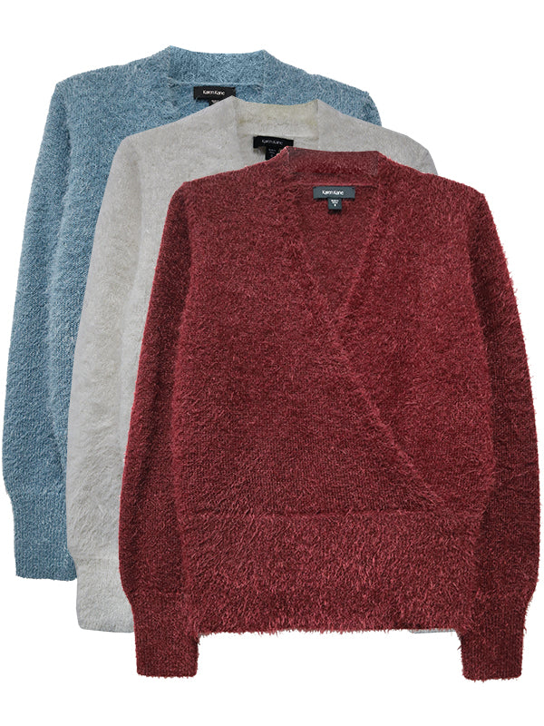 Eyelash Wrap Sweater