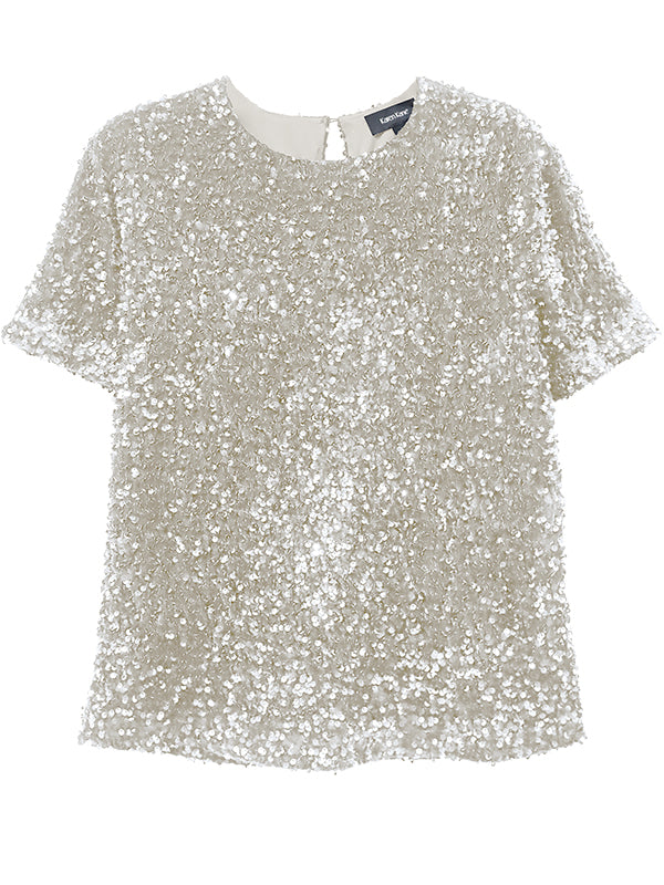 Velvet Sequin Top