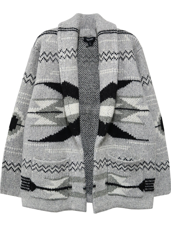 Jacquard Cardigan Sweater