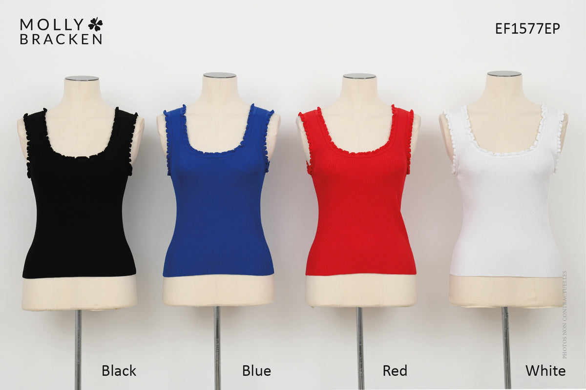 LADIES KNITTED TANK TOP