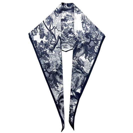 Tree Drawing Print Light Weight Scarf