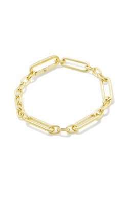 Heather Link and Chain Bracelet