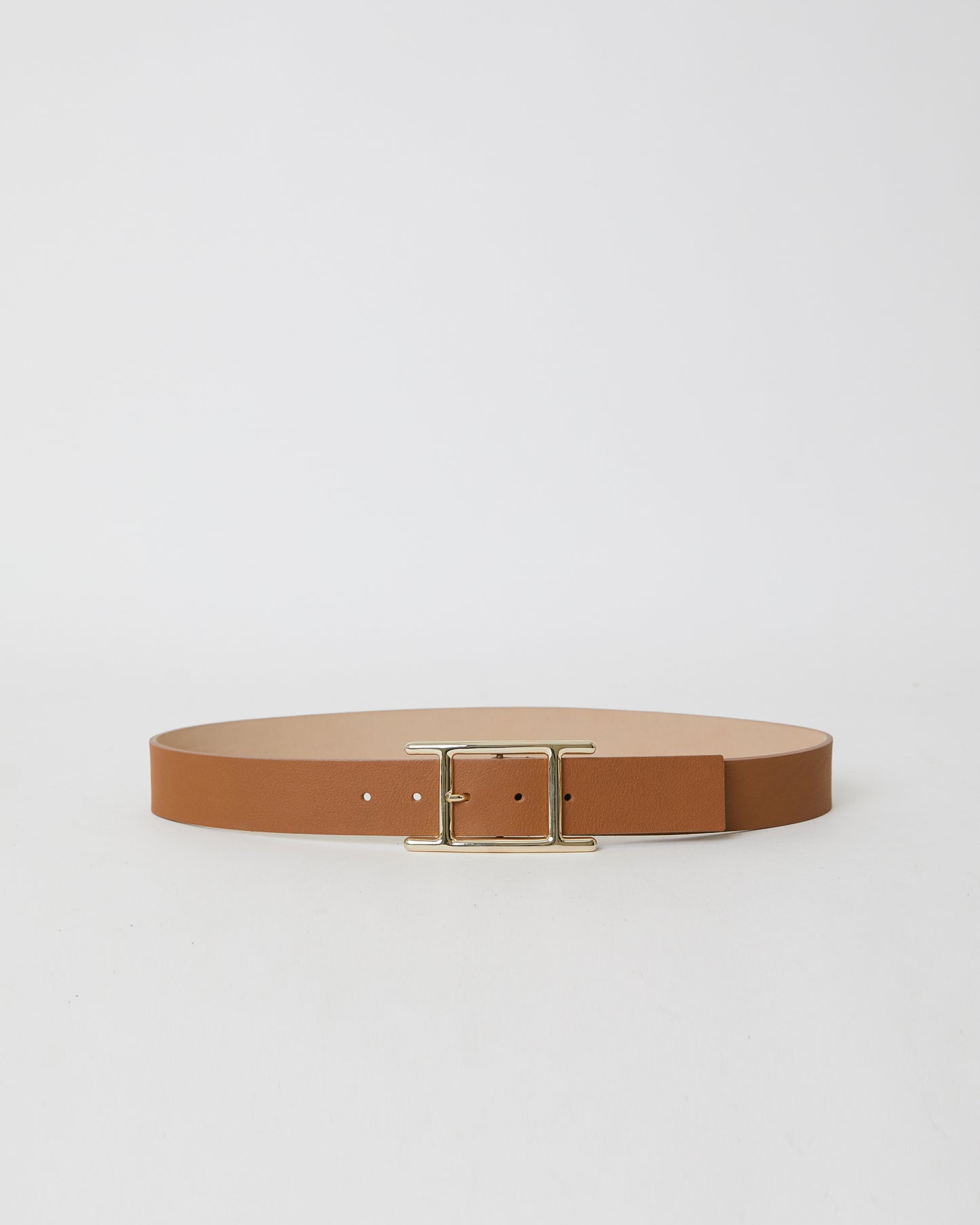 Rectangle Gold Buckle Belt