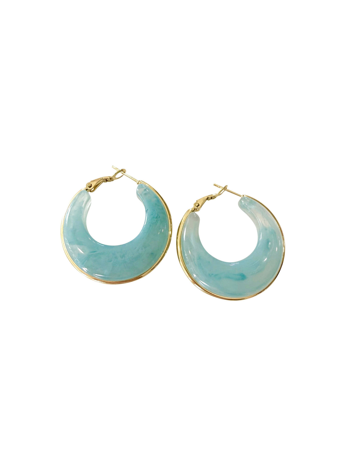 Kansas Turquoise hoop Earring
