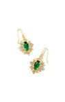 Grayson Sunburst Drop Earrings