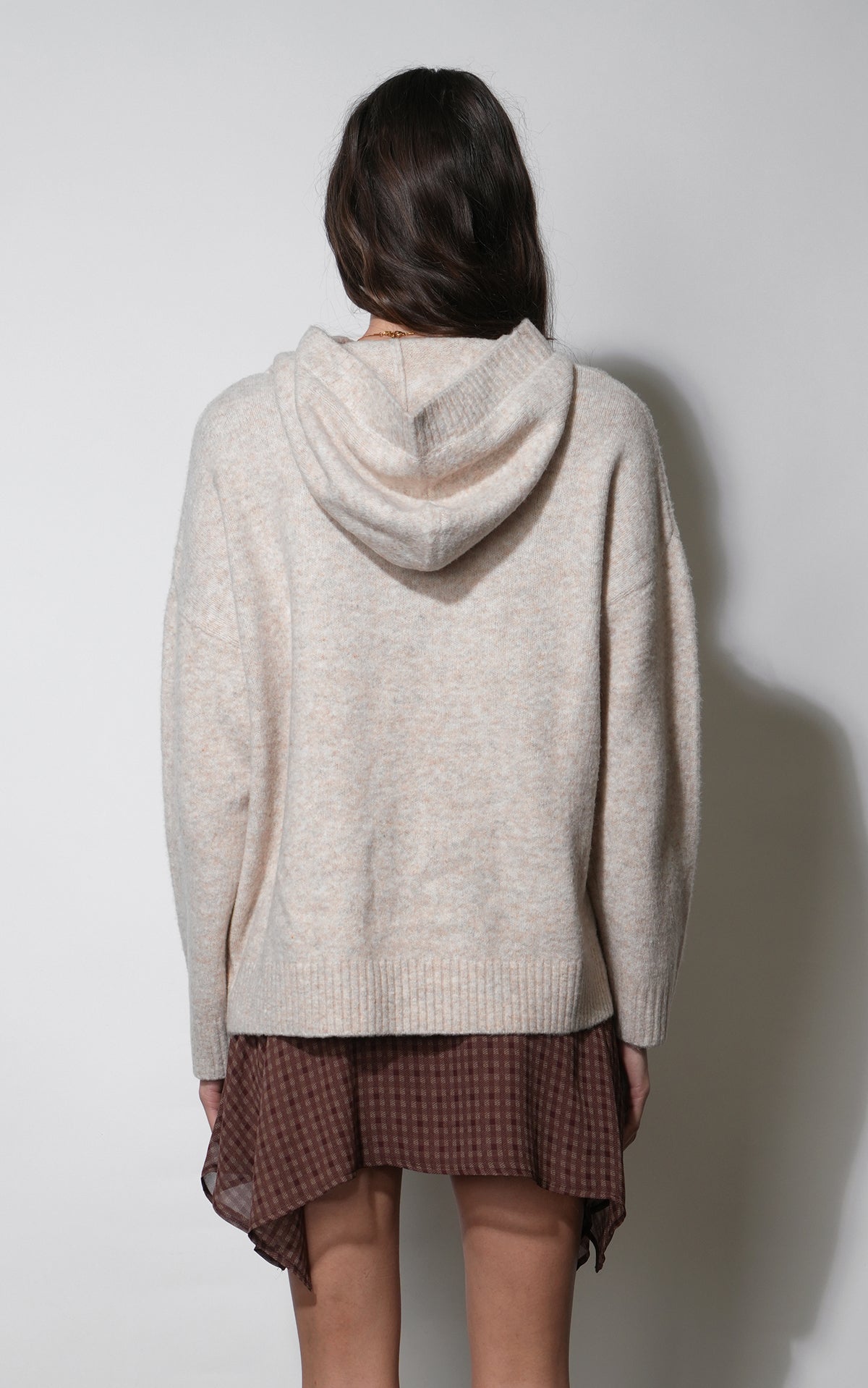 Nora Fuzzy Hooded Sweater