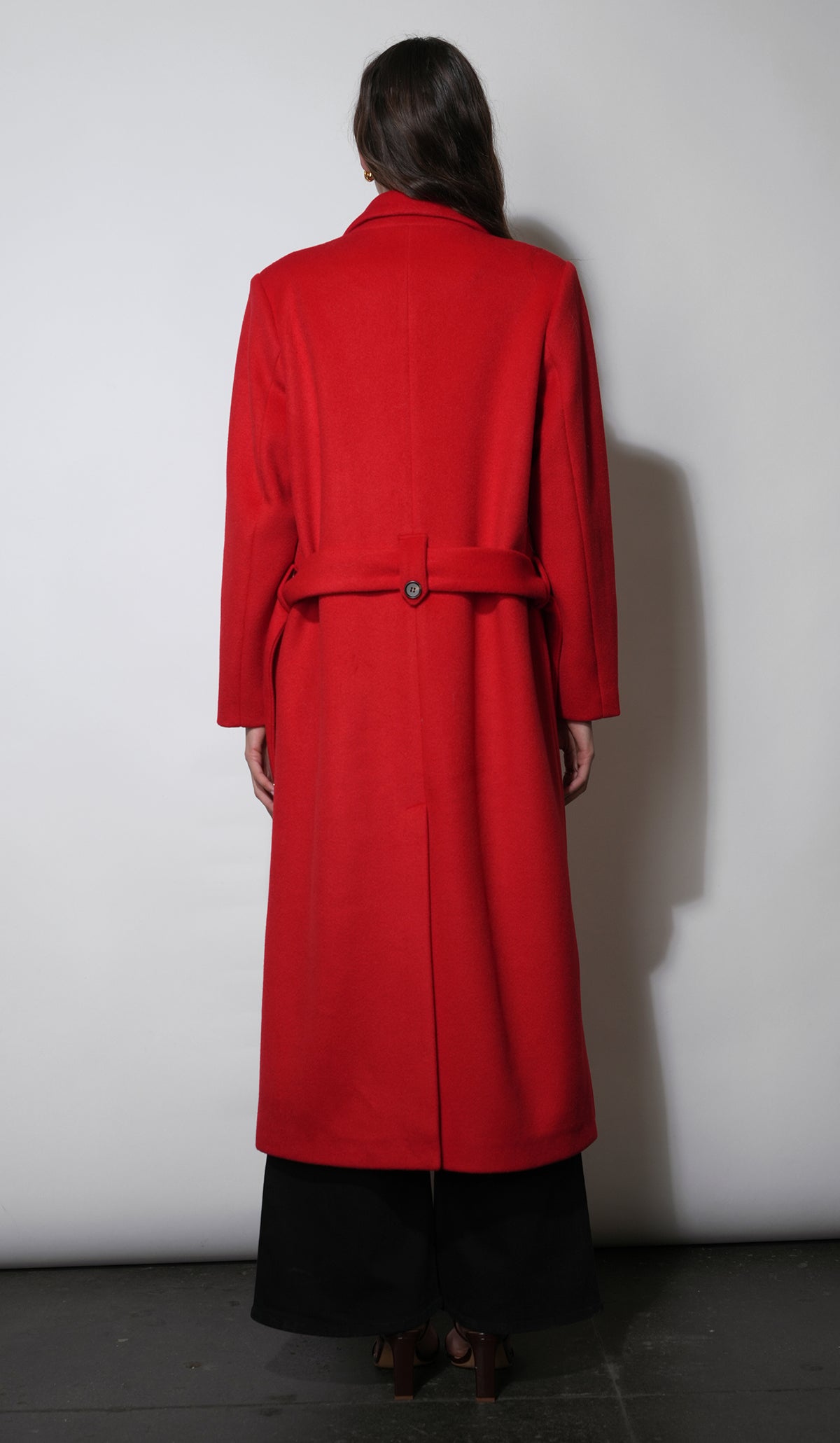 Yuri Wrap Coat With Tie Belt