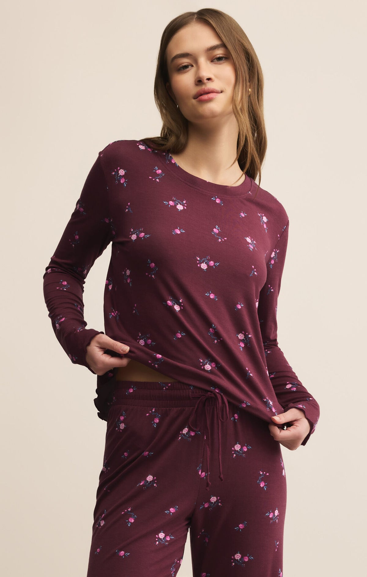 Bella Ditsy LS Top