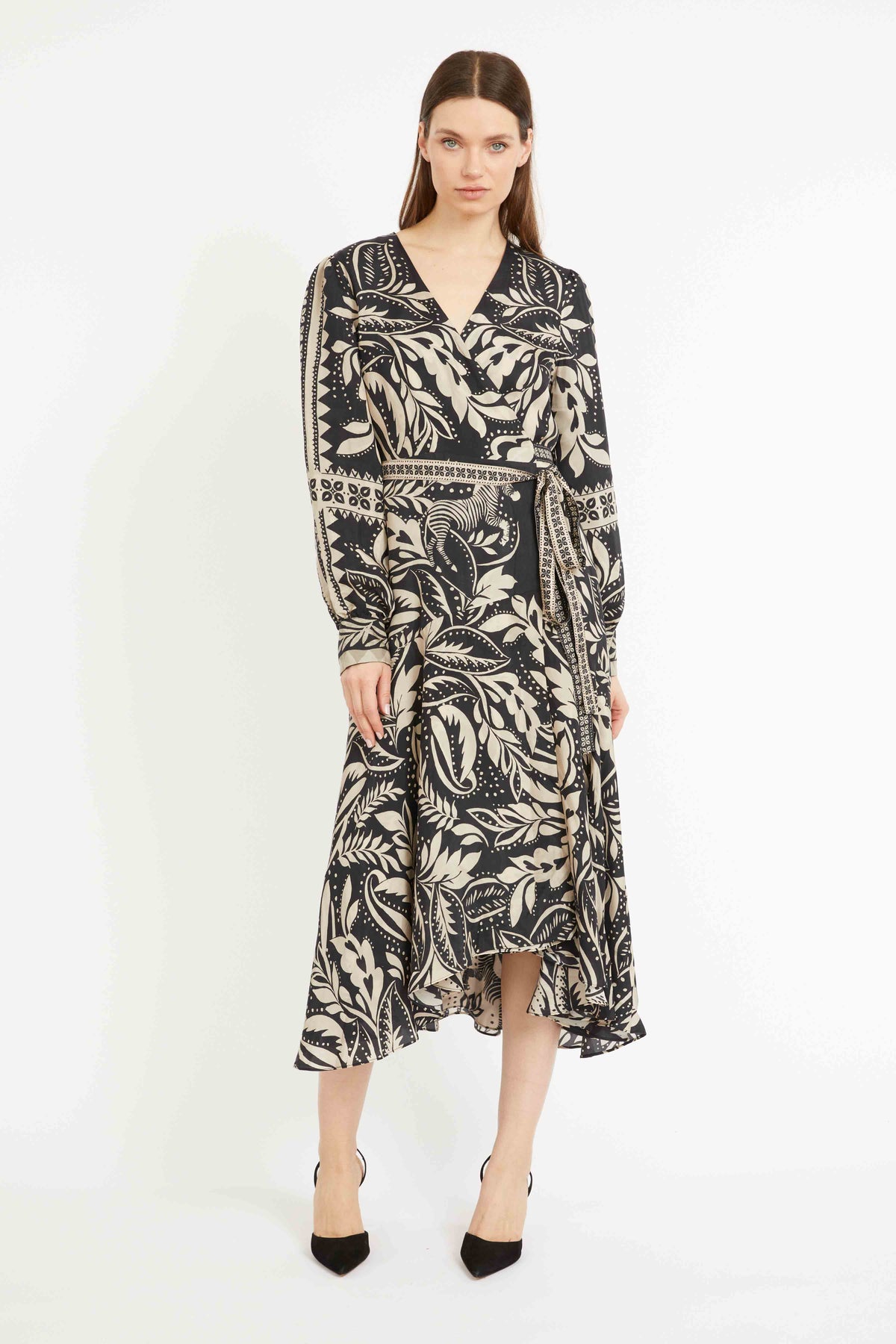 Moon Reversible Maxi in Zebra Fern
