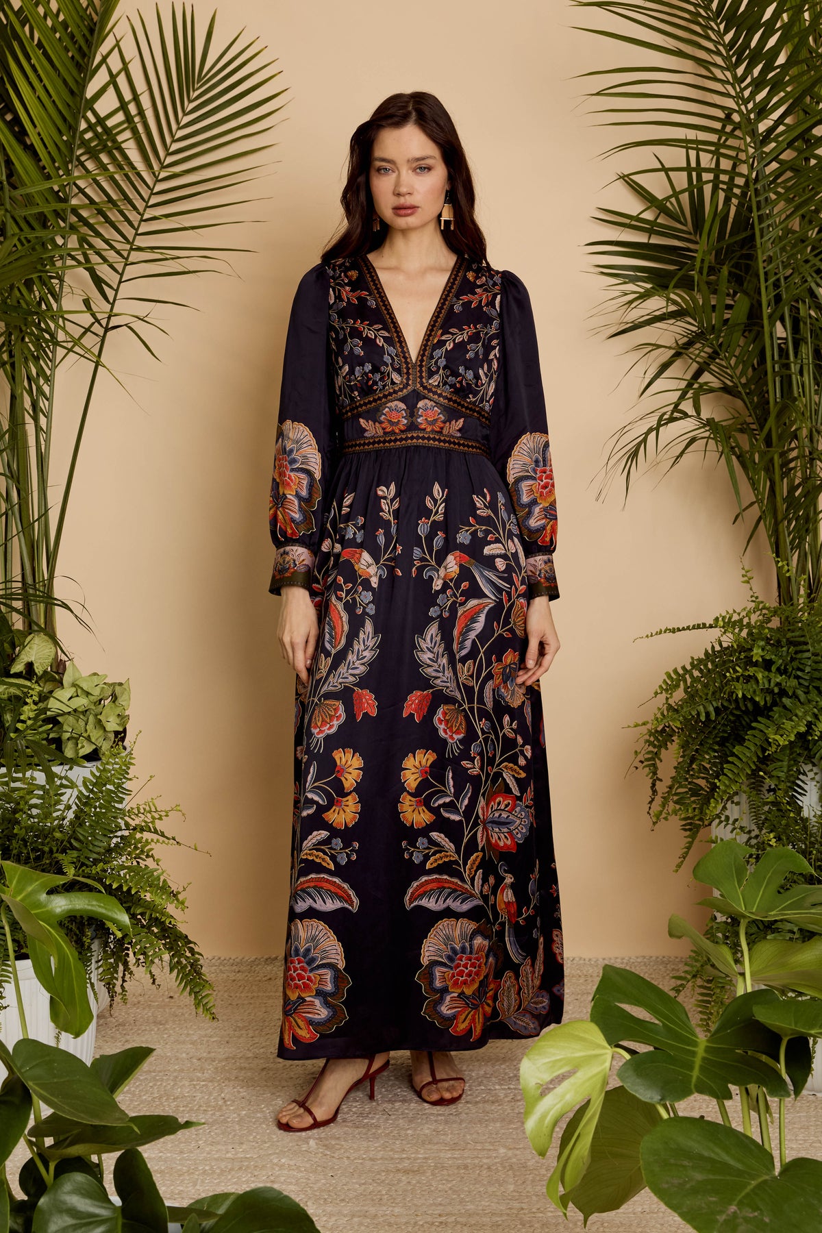 Perle Dress in Bush Paradise