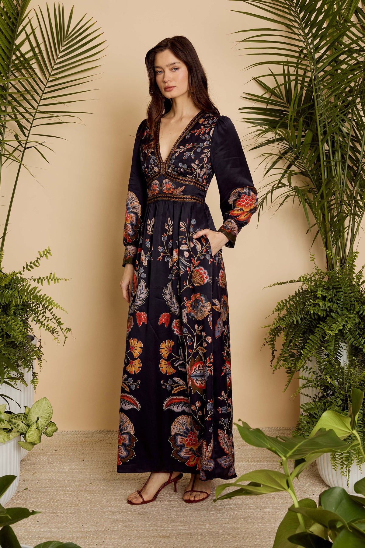 Perle Dress in Bush Paradise