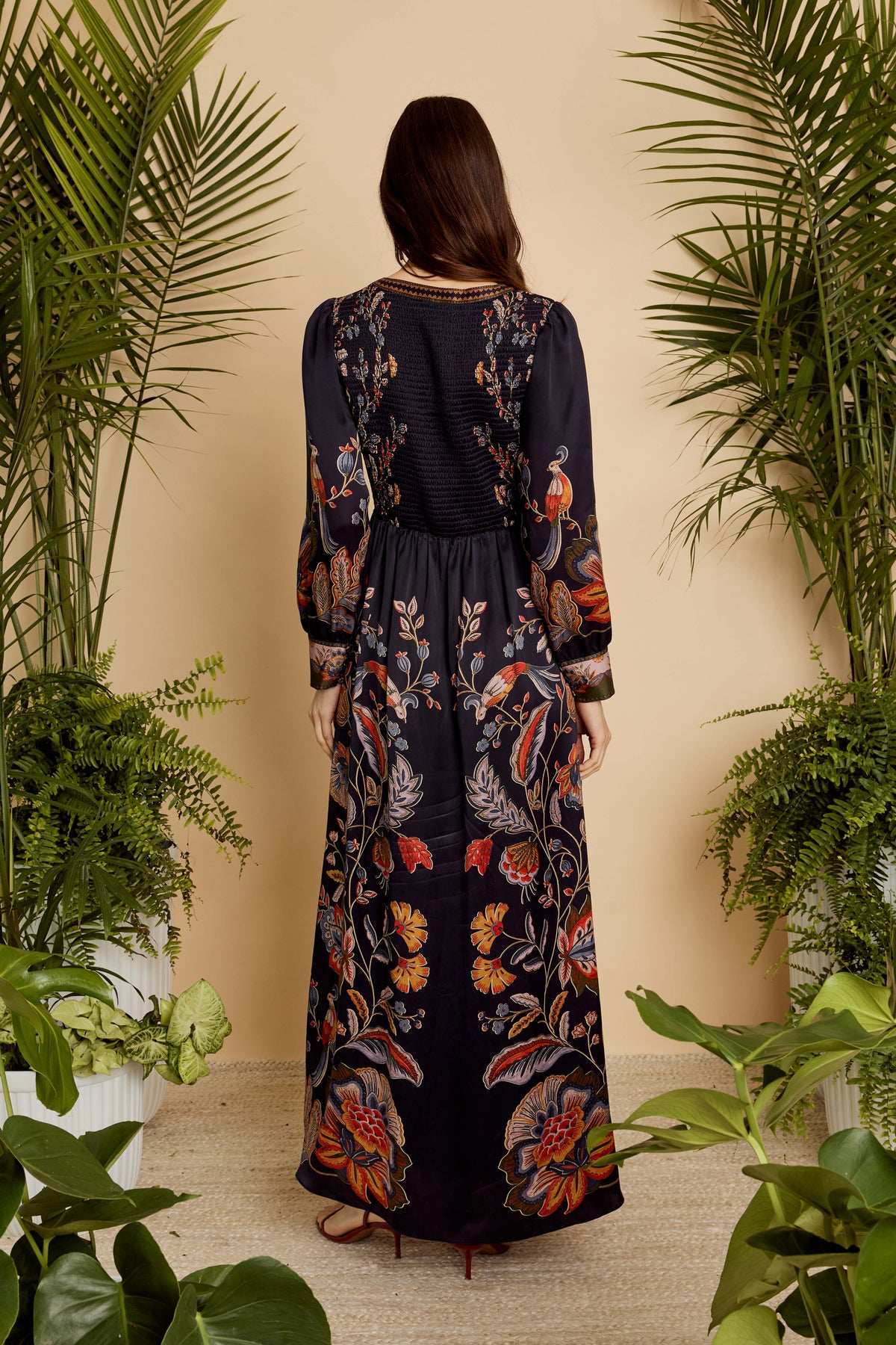 Perle Dress in Bush Paradise