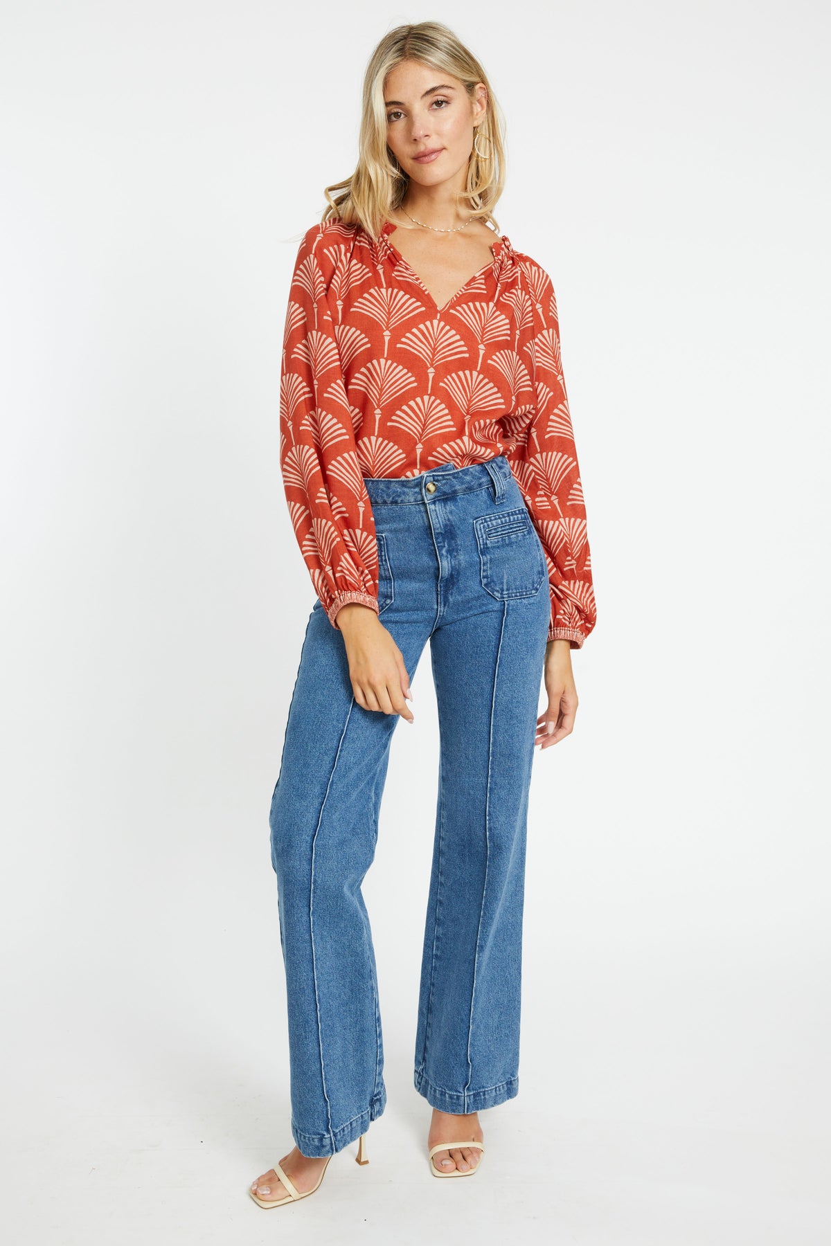 Miki Rust Ginko Breeze Top