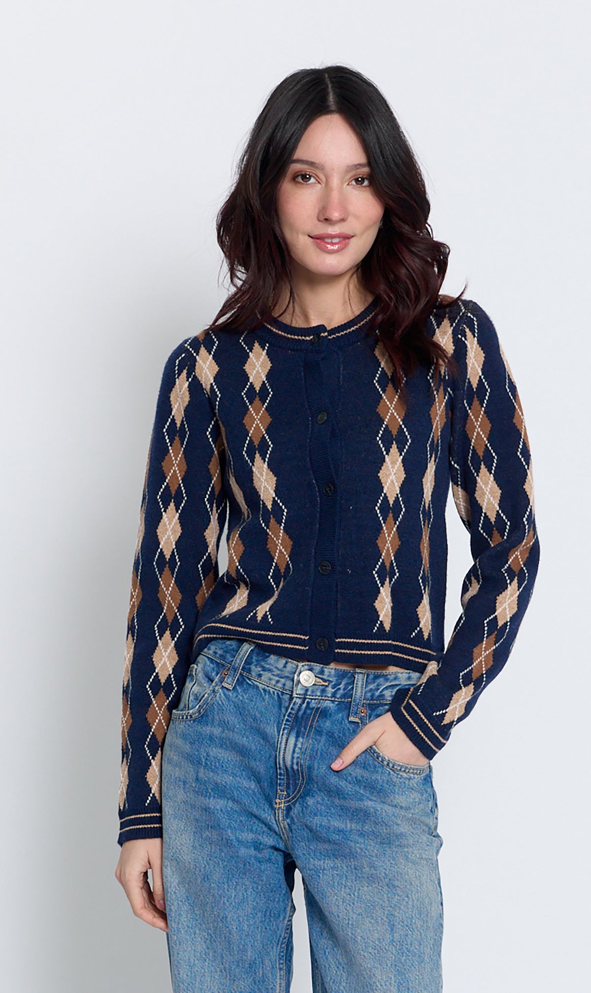 ASTRID ARGYLE CARDIGAN