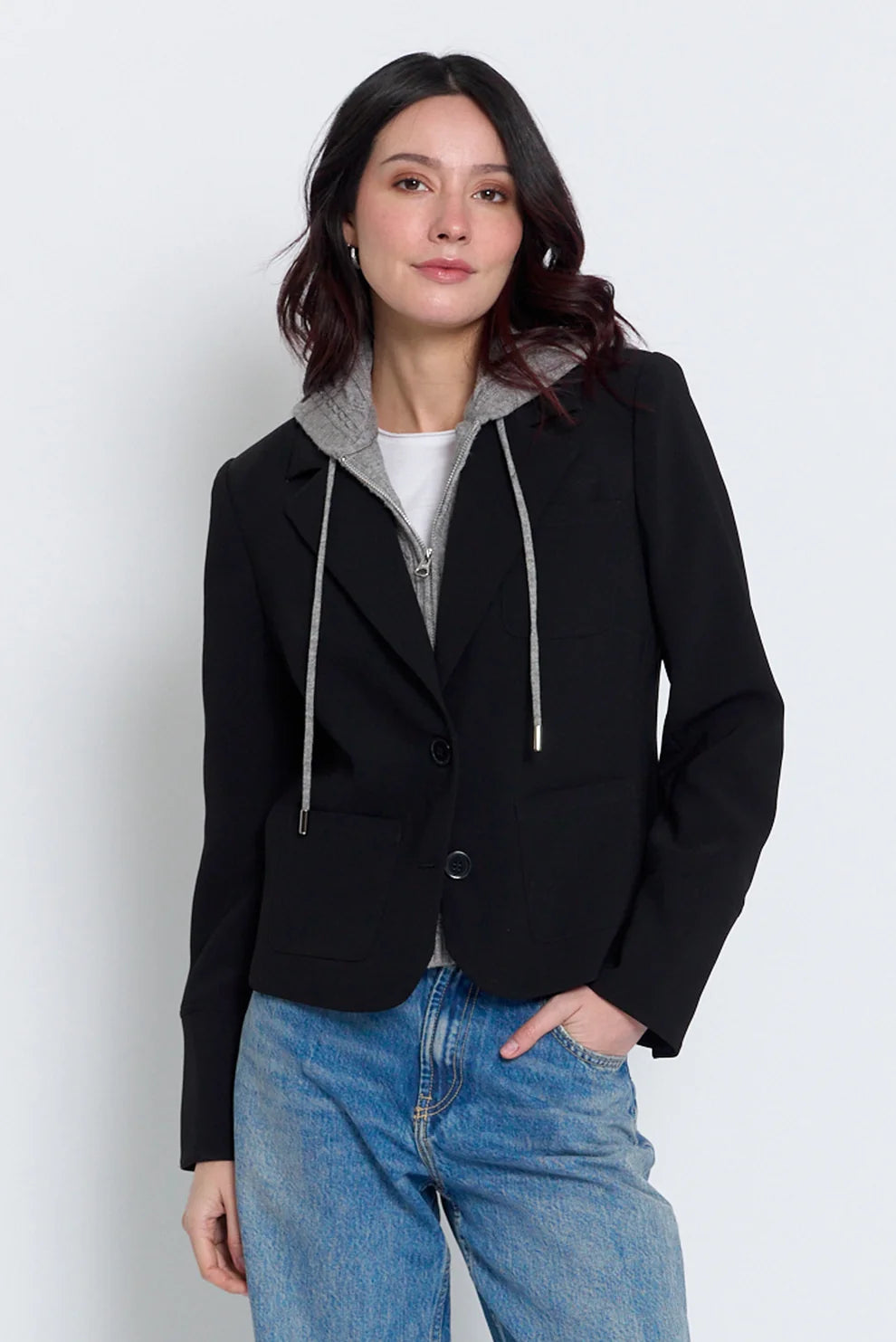 Sienna Cable Knit Hood Jacket