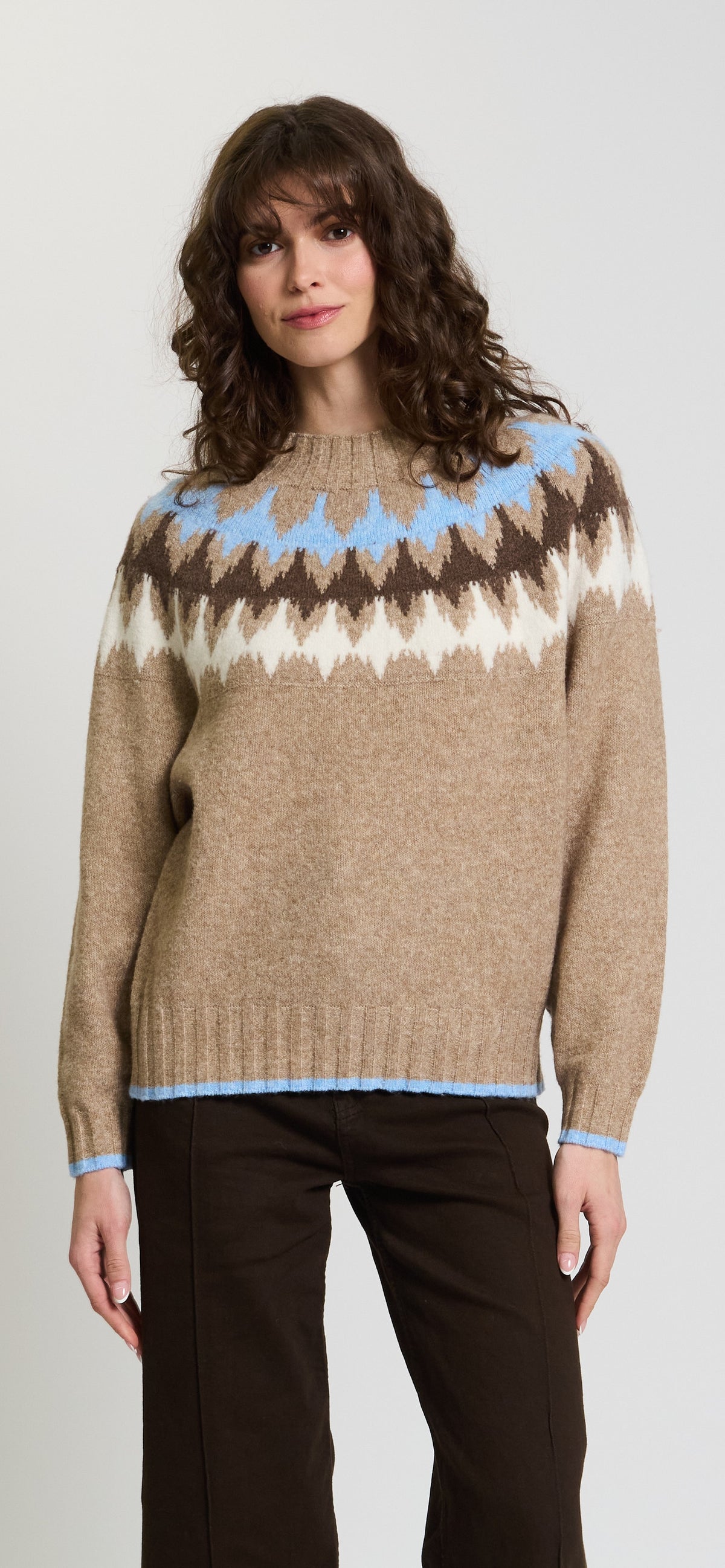 CARSON FAIR ISLE PULLOVER