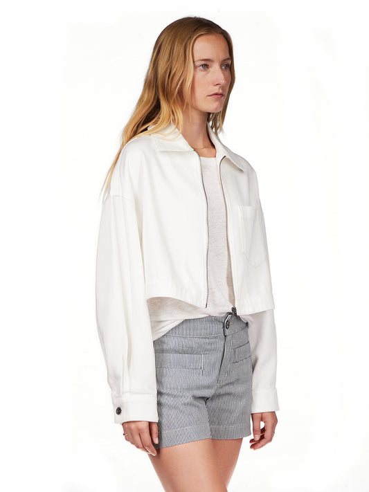 Cropped Paper Boy Jacket