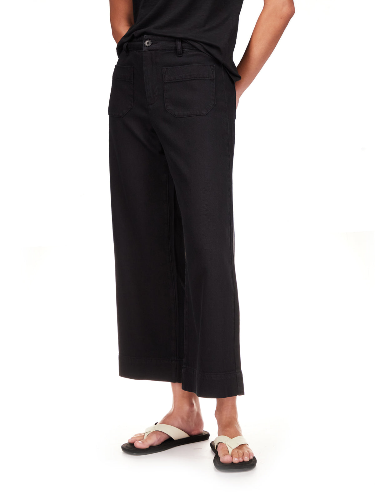 SOFT MARINE WIDE LEG CROP