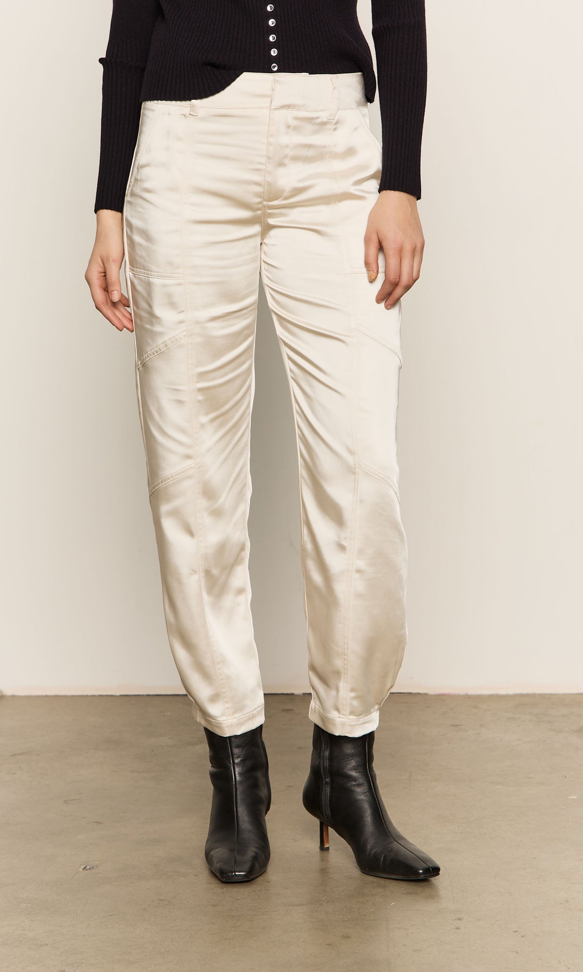 SAHARA SATIN TAPPERED PANT