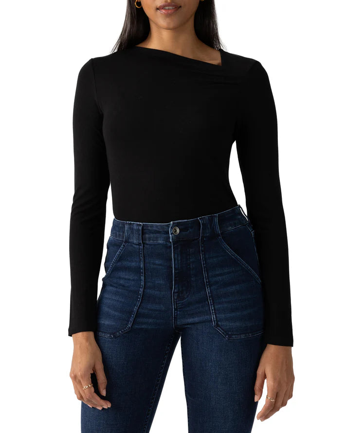 Asymmetrical Neck Top