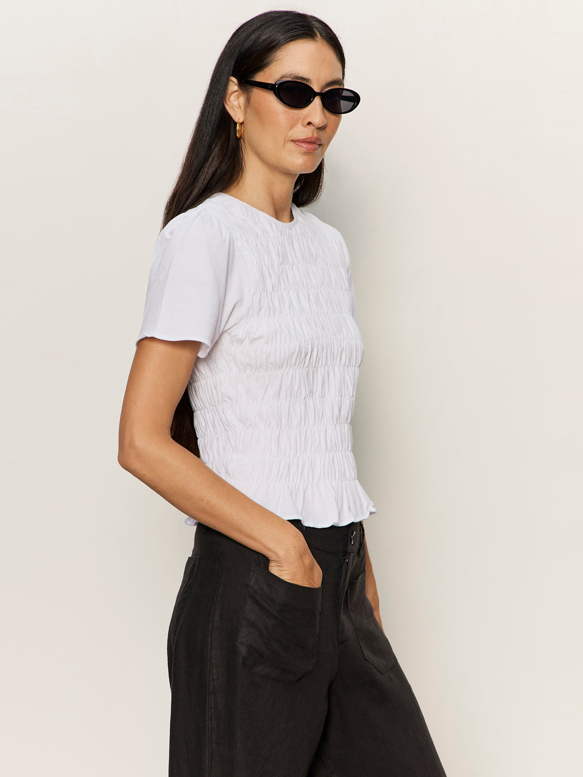 BETTER TOGETHER SMOCKED TOP