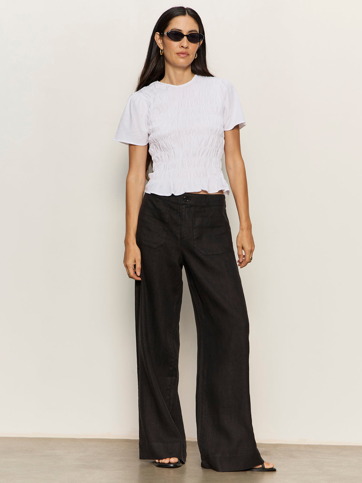 BETTER TOGETHER SMOCKED TOP