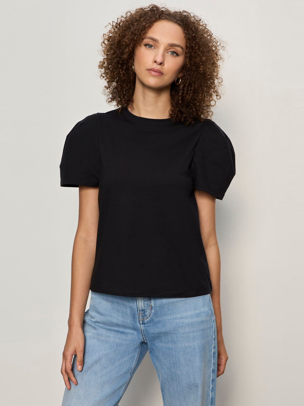 PLEATED TEE