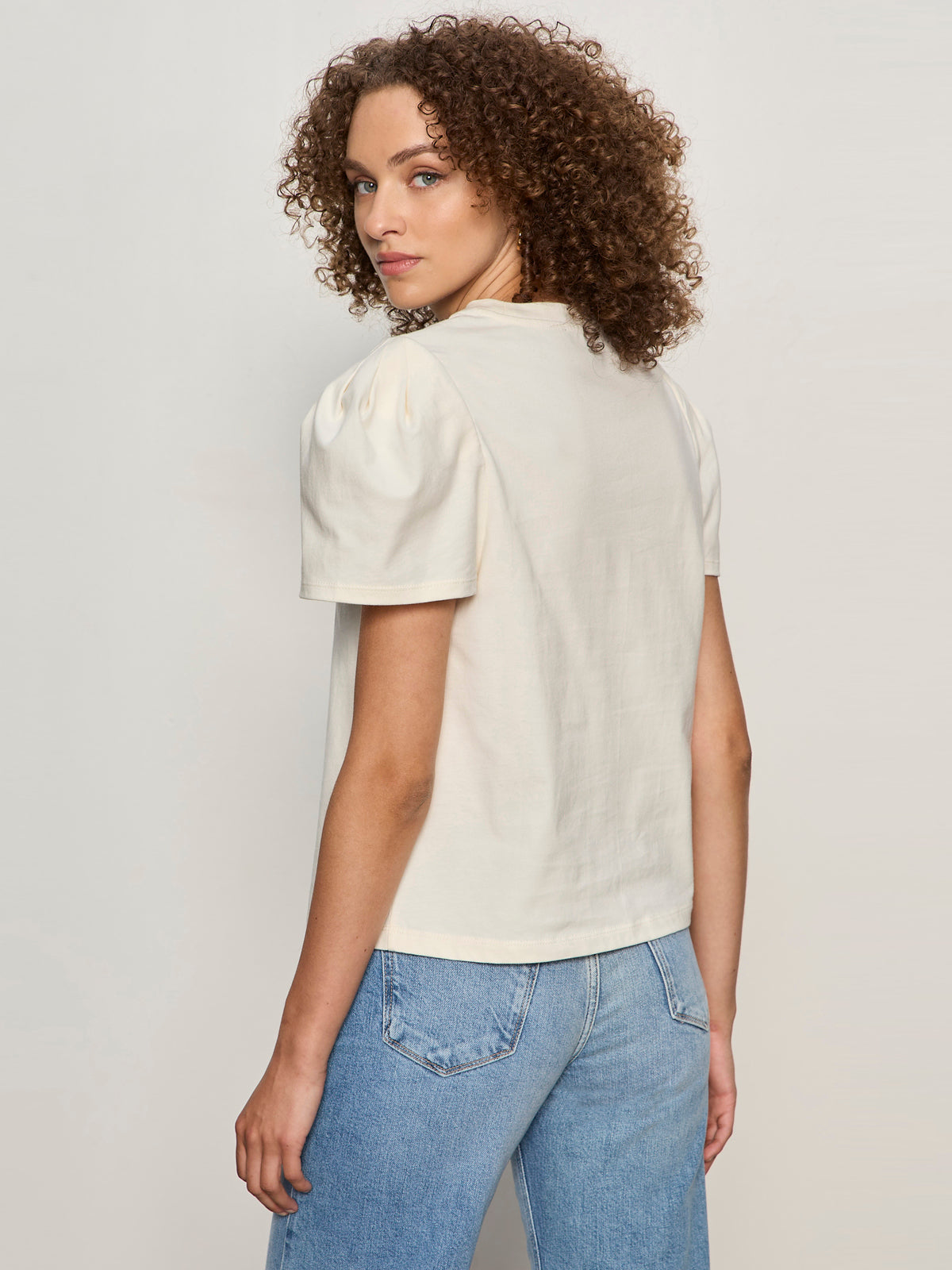 PLEATED TEE