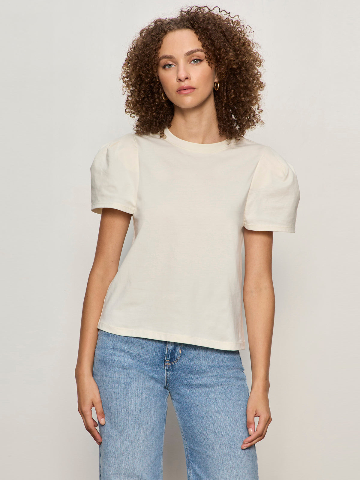 PLEATED TEE