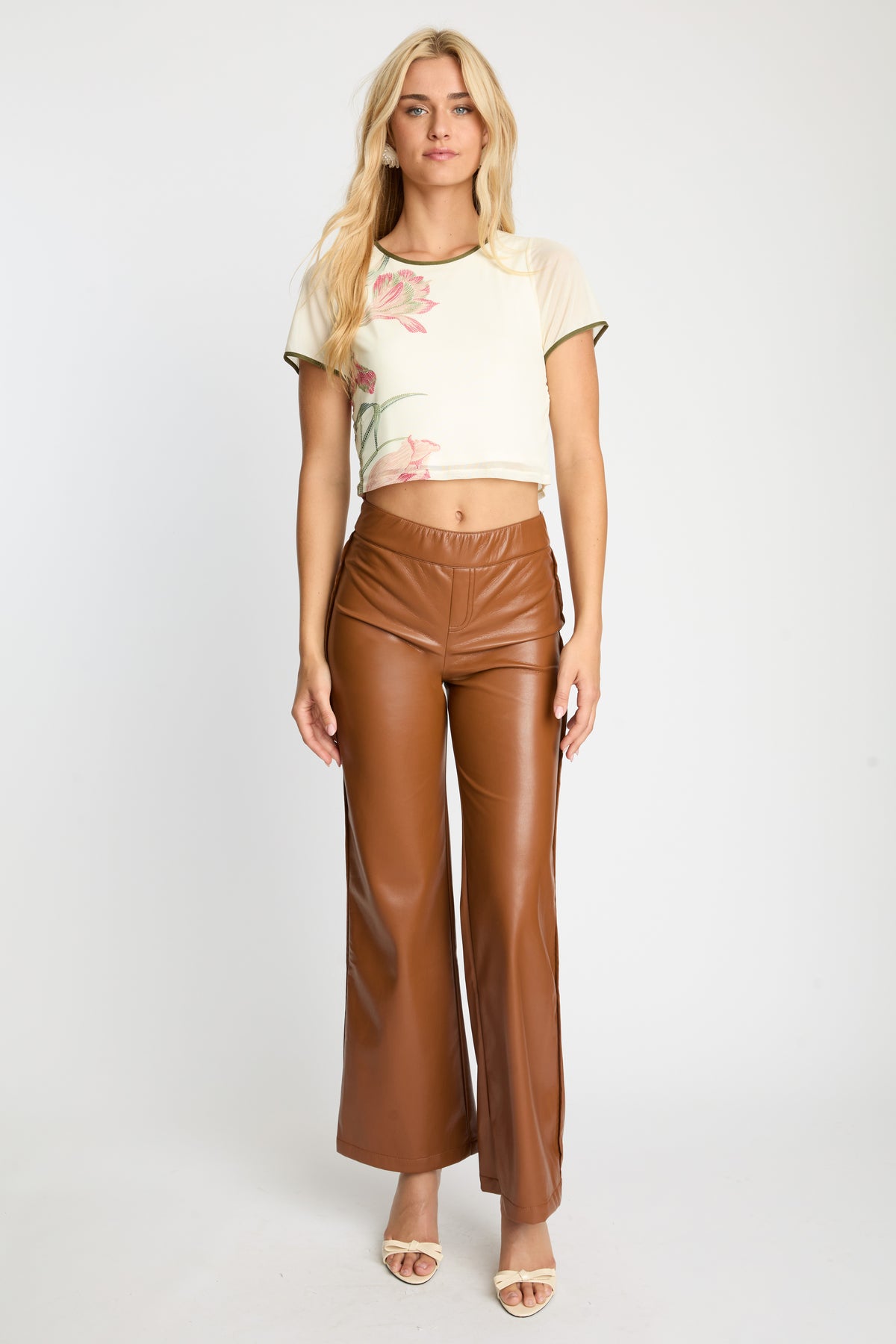 Tyra Top in Stippled Iris