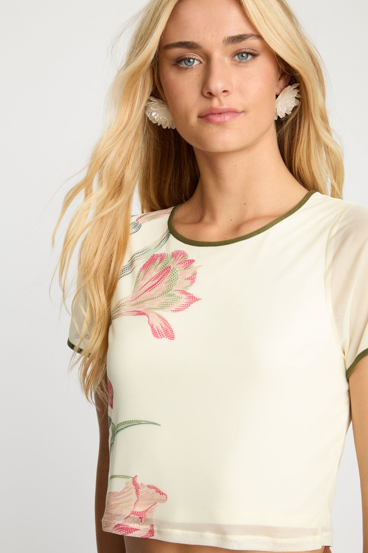 Tyra Top in Stippled Iris