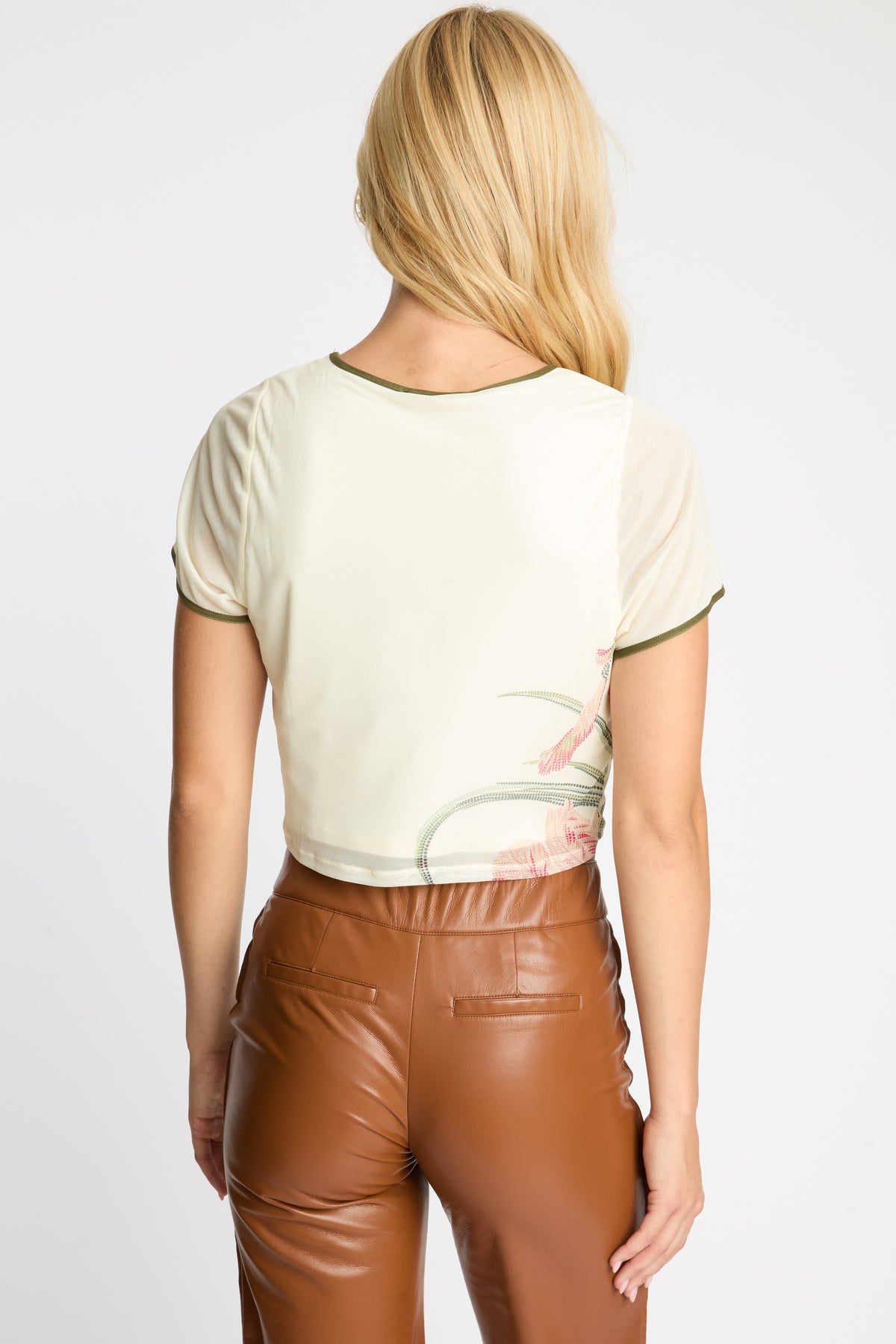 Tyra Top in Stippled Iris