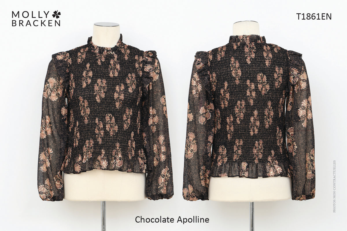 LADIES WOVEN TOP