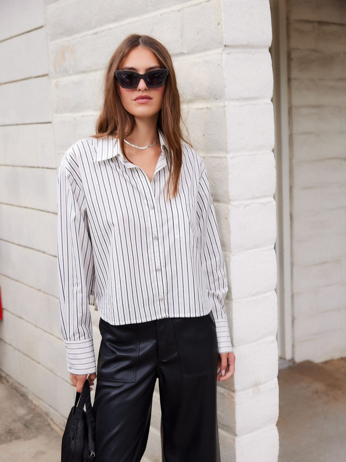 Dianne Stripe Button Up Shirt